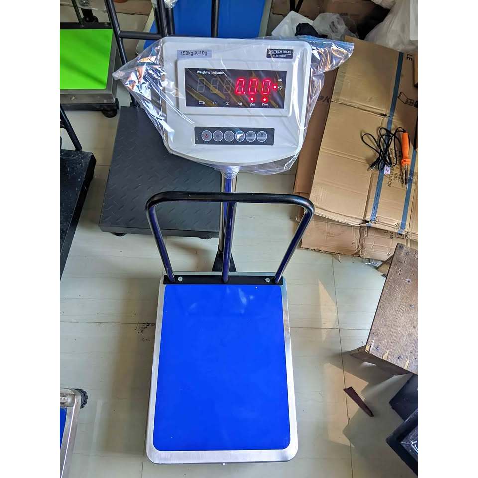 Timbangan Digital Duduk 150 kg/200 kg Digitech Premium Untuk Barang