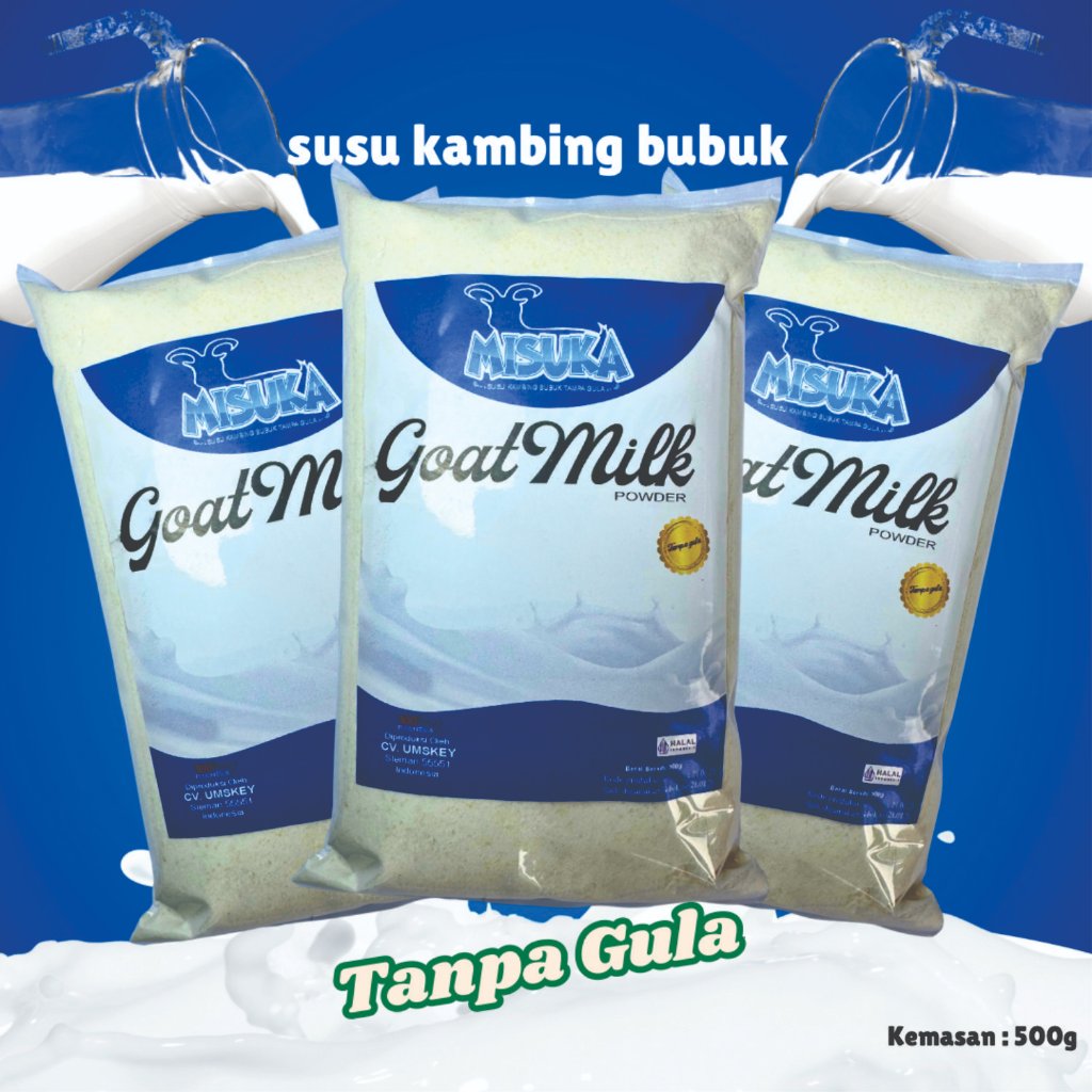 

Susu Kambing Bubuk Tanpa Gula Grade 1 500g