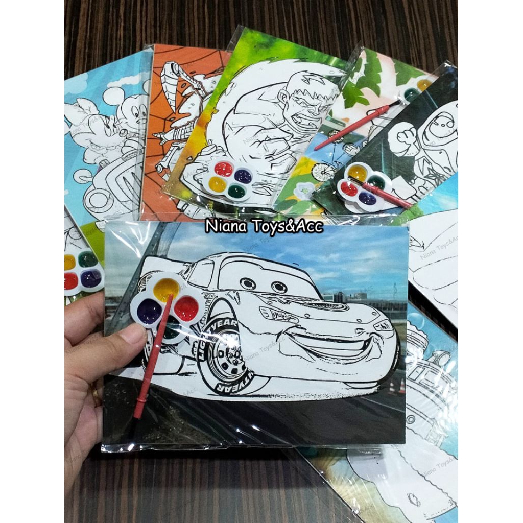 

Mainan Cat Air tanggung || Mainan edukasi cat air mewarnai grosir harga murah