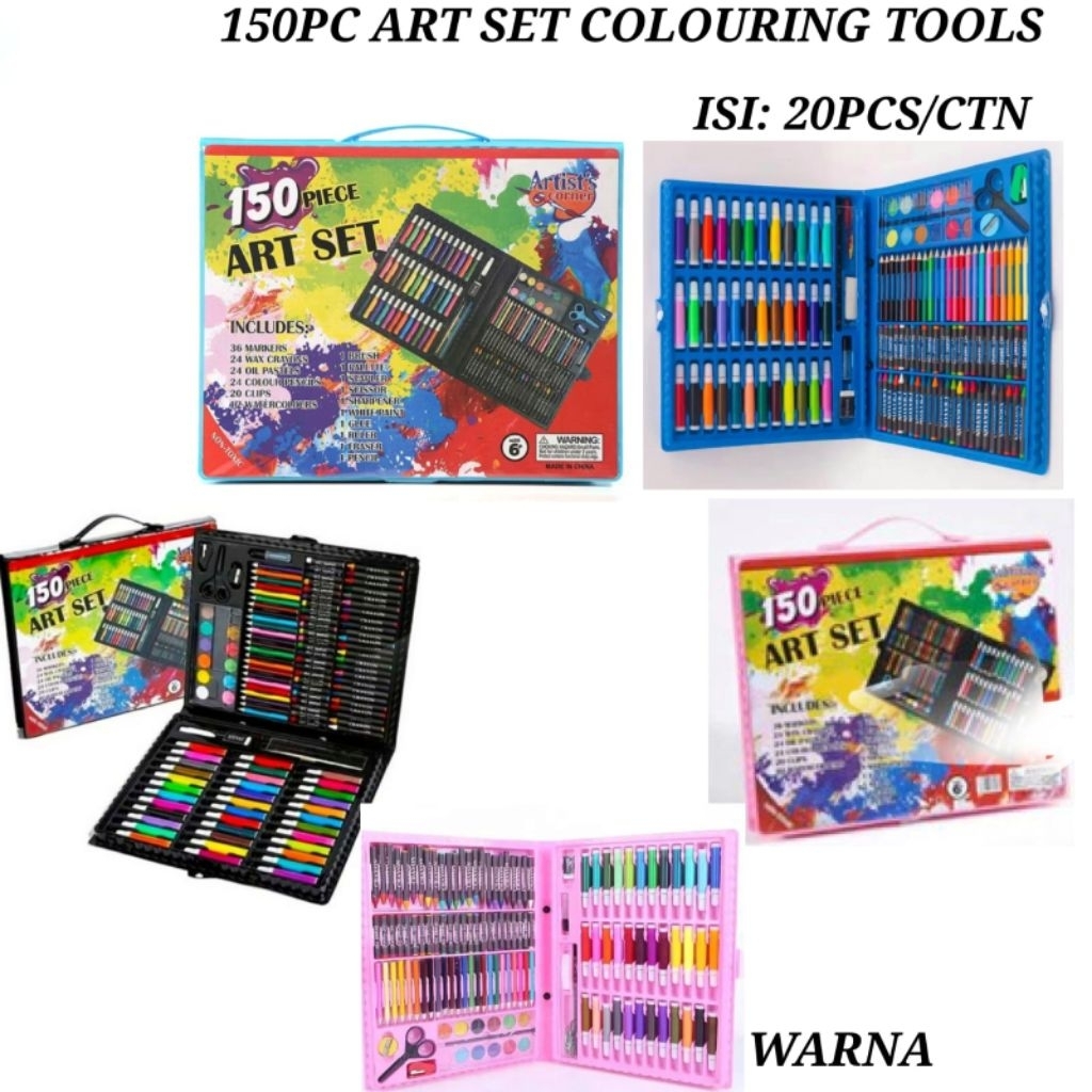 

Asmara jaya - Art Set 150 pcs, set warna corner, usia 6+ tahun
