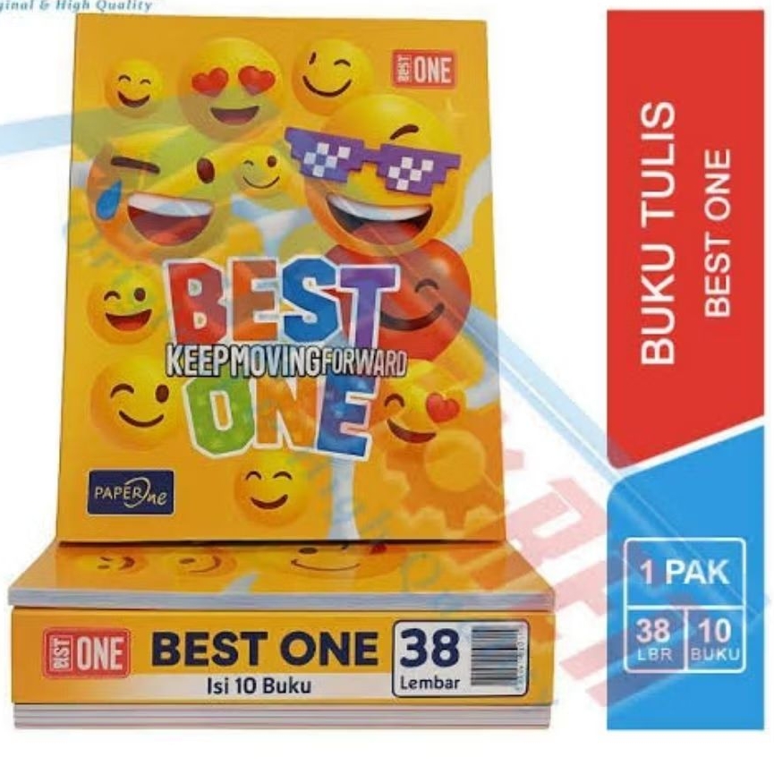 

Buku Tulis BEST ONE Kualitas Bagus 38 Lembar 1 Pack (Isi 10)