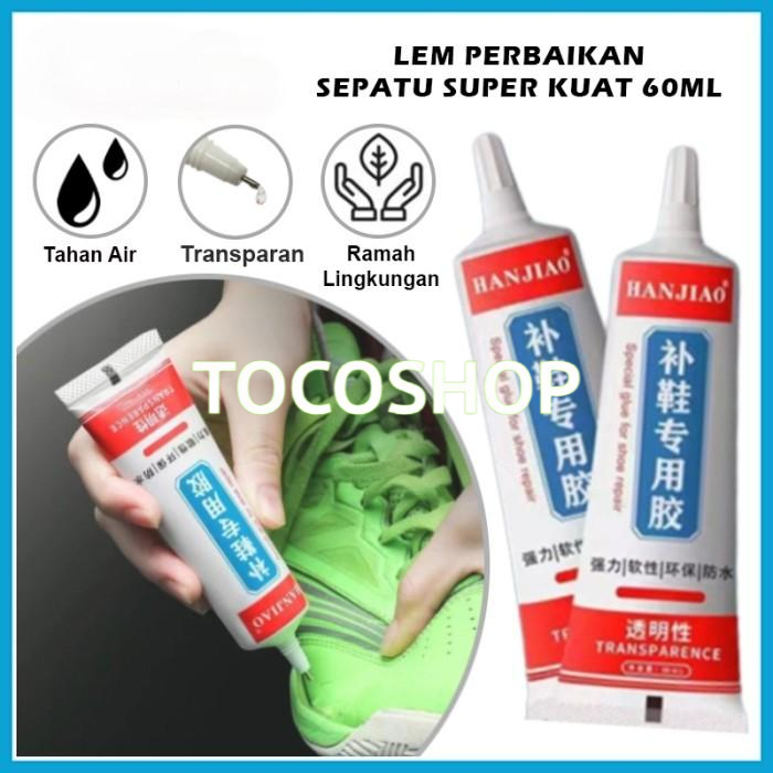 

TOCOSHOP Lem Sepatu Baihere Perekat Super Kuat Tahan Air Anti Bau 50ML