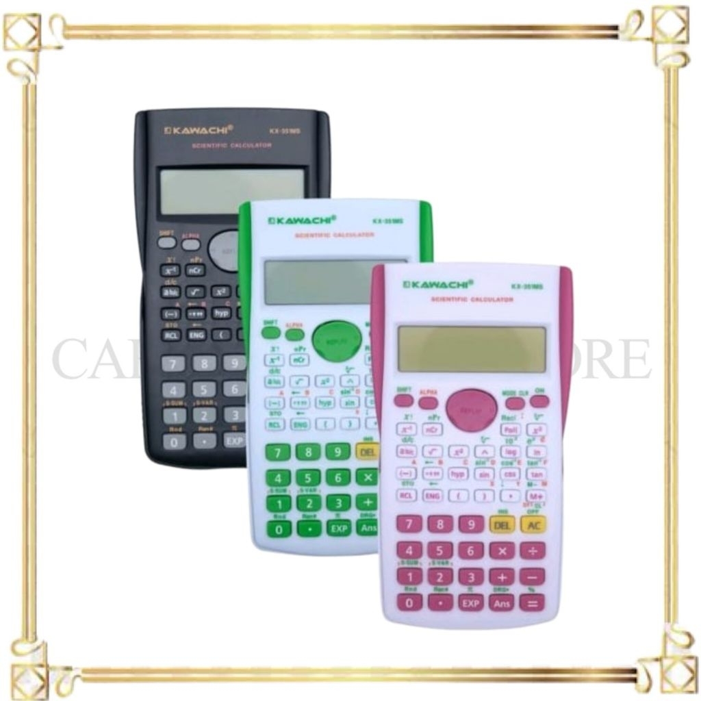

Kalkulator Kawachi / Kalkulator Scientific Kawachi Kx 351MS / Kalkulator Sinus Cosinus / Kalkulator Sekolah