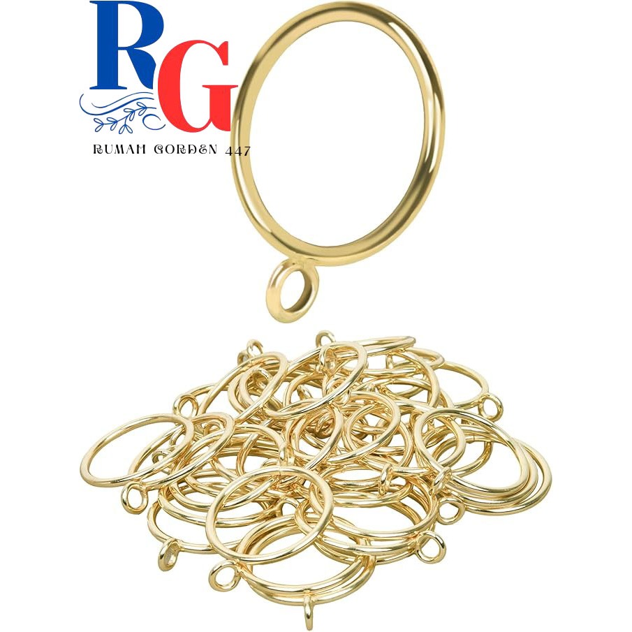 cincin ring gelang anting batang gorden ready 3 warna hitam gold silver harga 1pcs