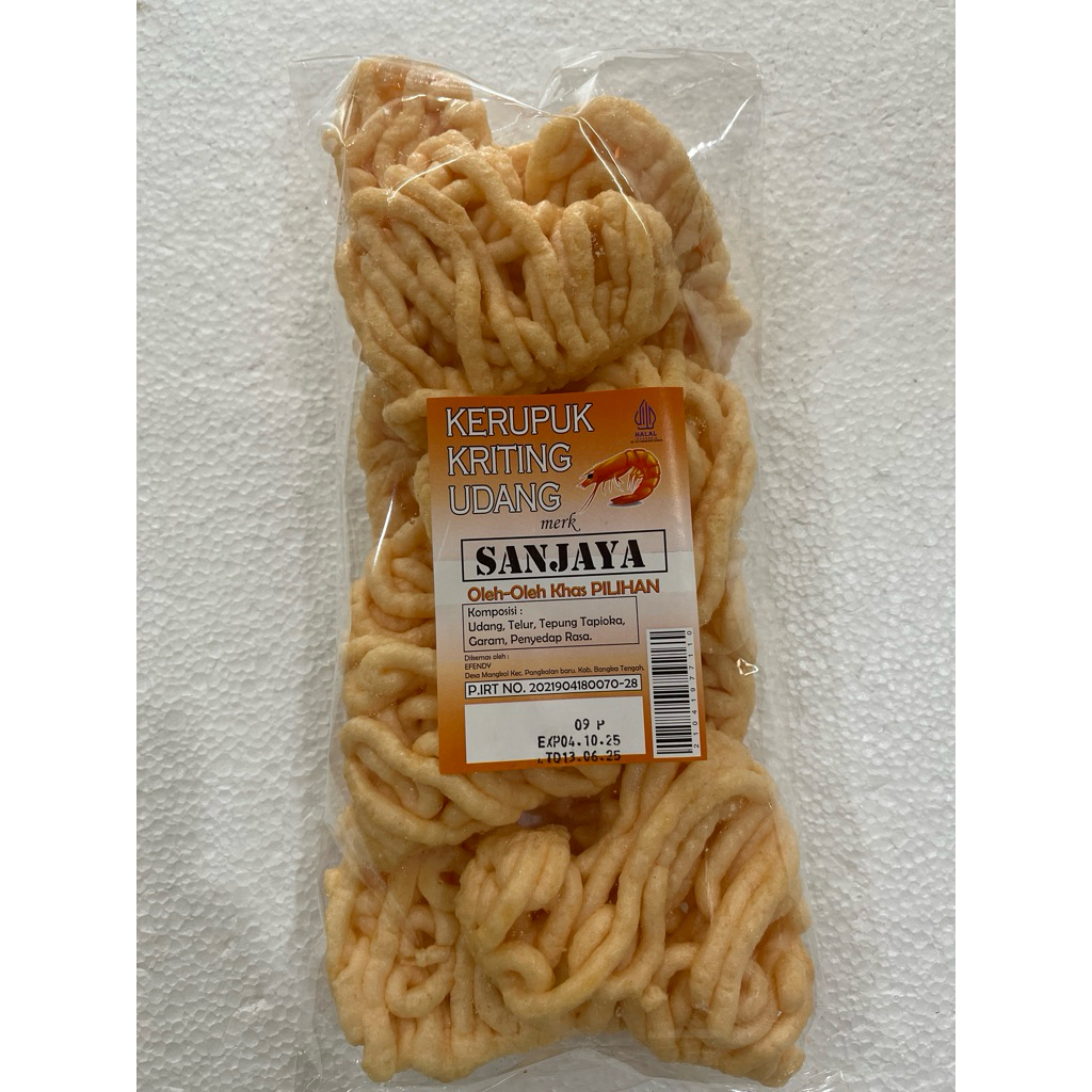 

Kerupuk Udang bentuk cetakan Love Kerupuk Khas Bangka