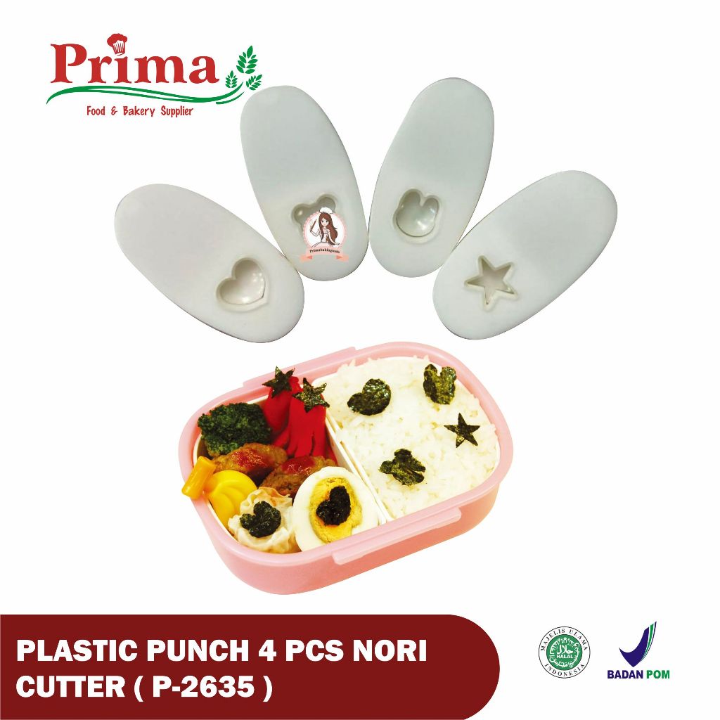 

plastic punch 4 pcs nori cutter
