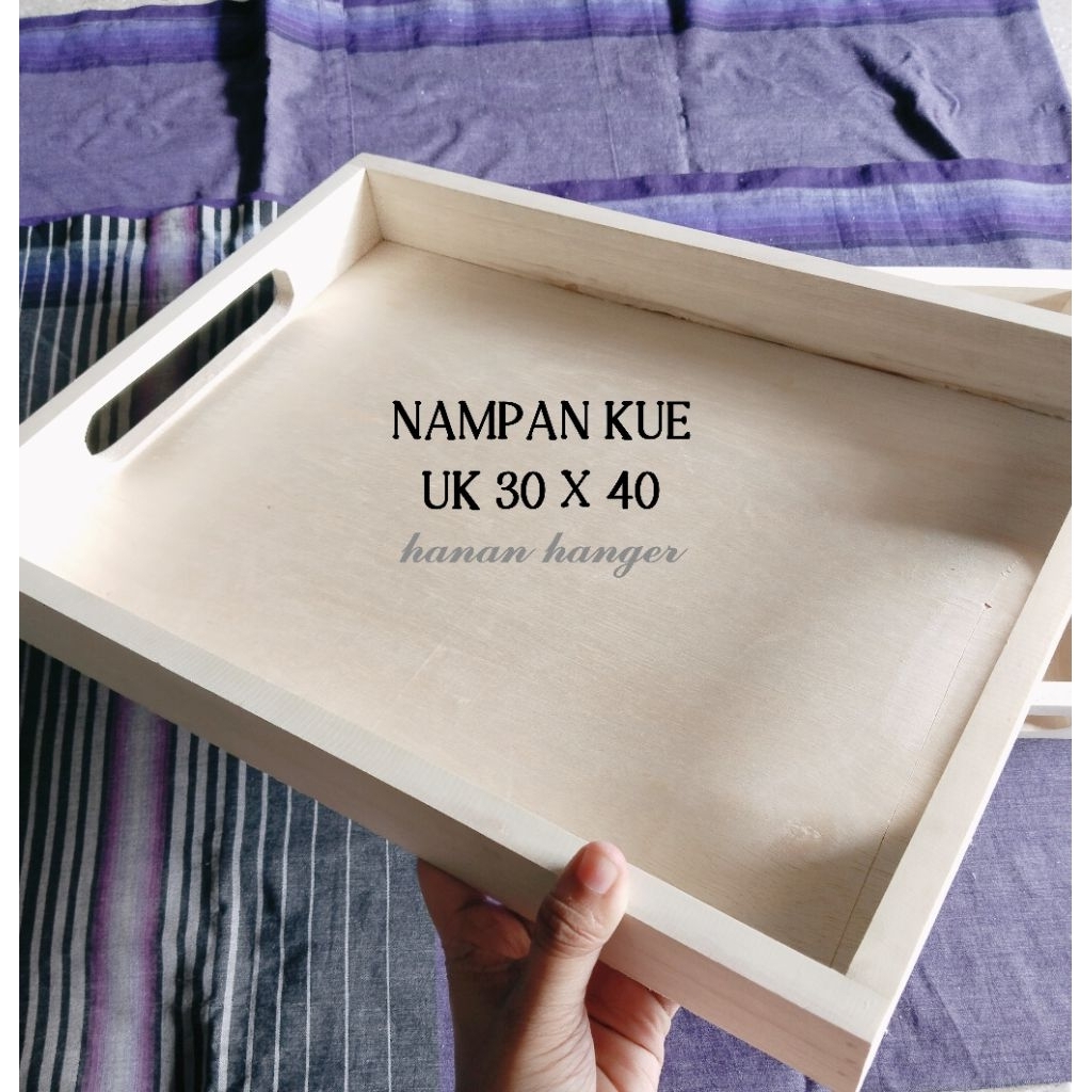 NAMPAN KUE 30X40 BOX HANTARAN WOODENTRY