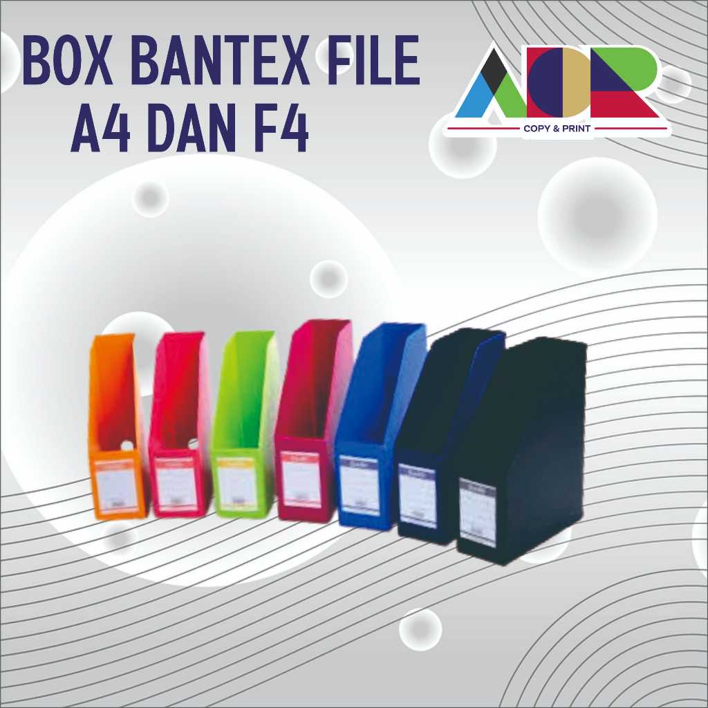 

BOX BANTEX FILE UKURAN A4 DAN F4 SATUAN