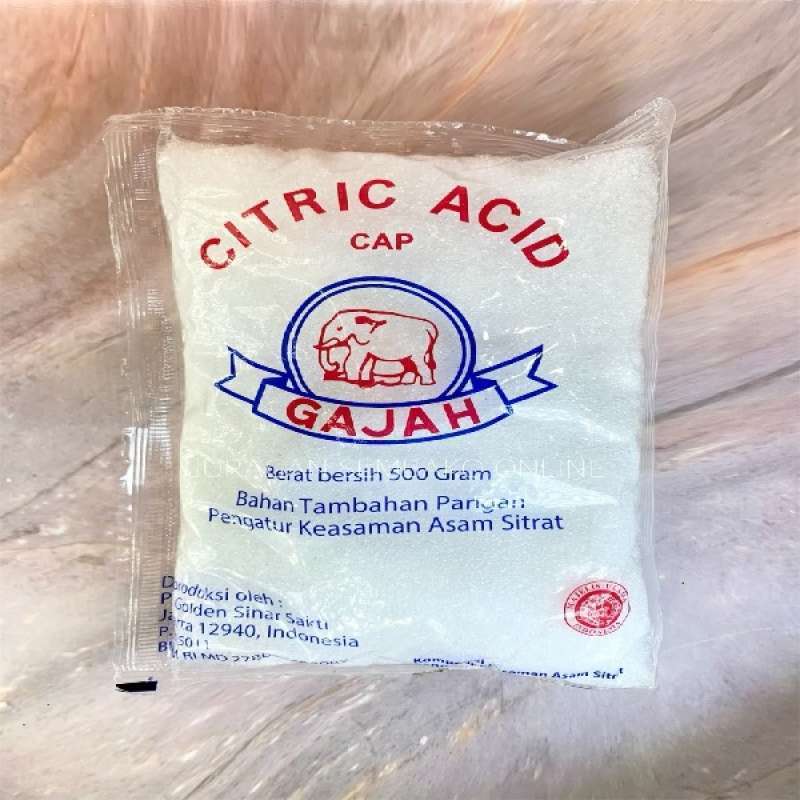 

ASAM SITRAT BUBUK CITRID ACID CAP GAJAH 50GR
