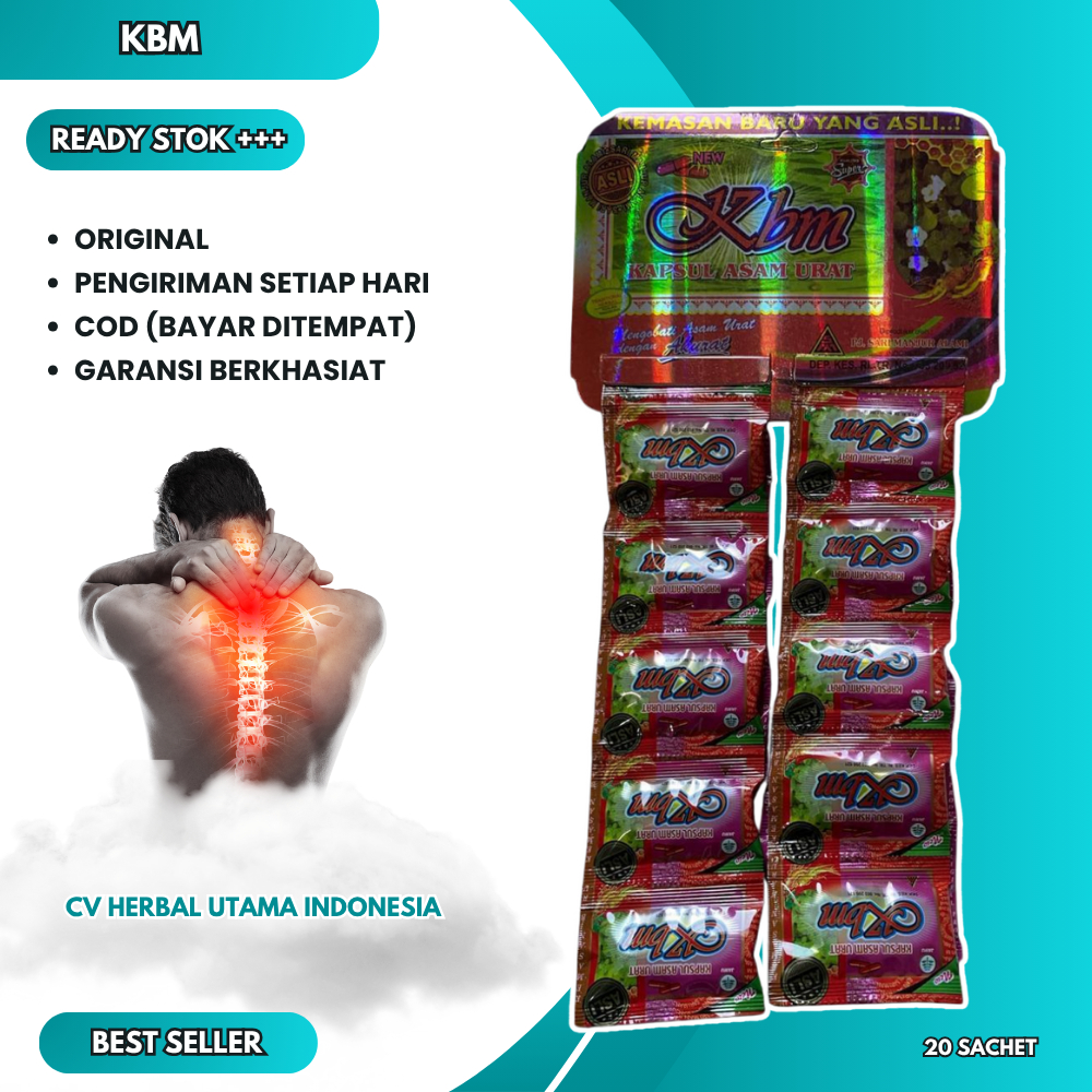 

KBM Original Kapsul Asam Urat 20 Sachet