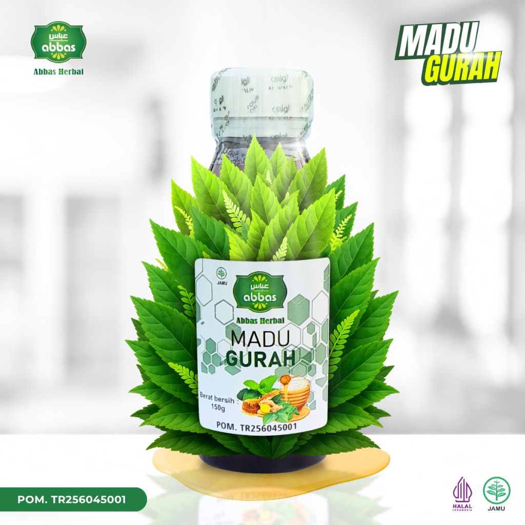 

men Madu gurah ABBAS Peluruh dahak atasi asma bronkitis flu batuk radang tenggorokan 150gram