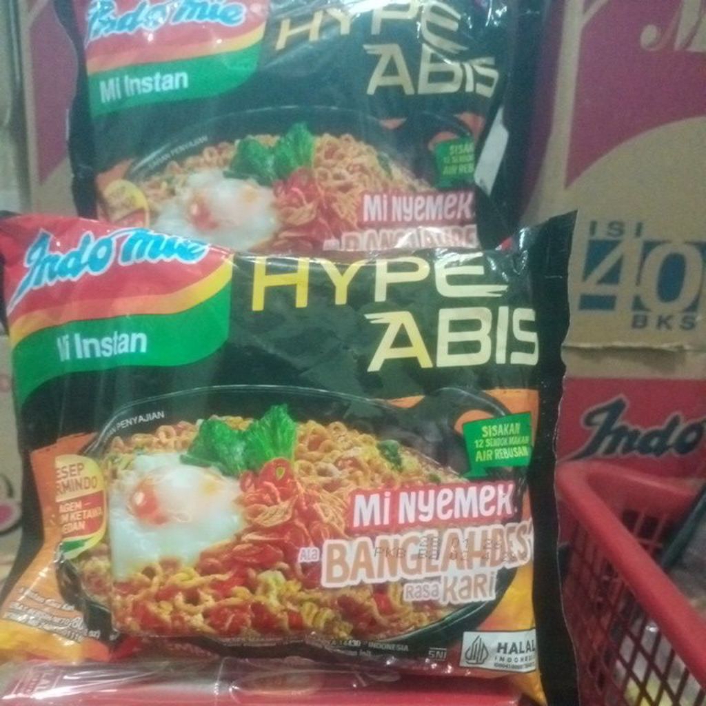 

[PROMO PAKET ISI 5] Indomie mie nyemek ala banglahdes'e rasa kari