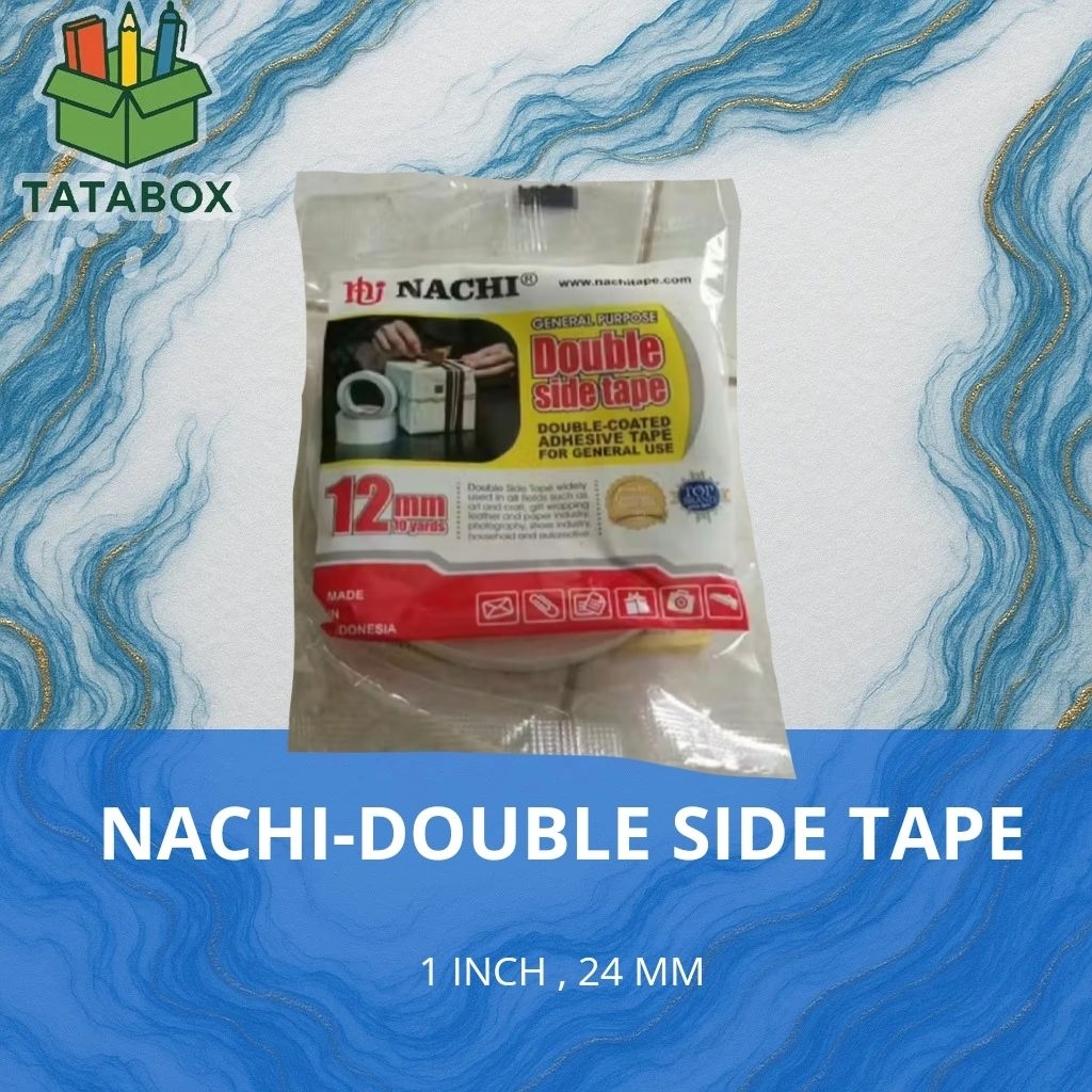 

NACHI- DOUBLE TAPE DUA SISI 1 INCH 24 MM-ROLL