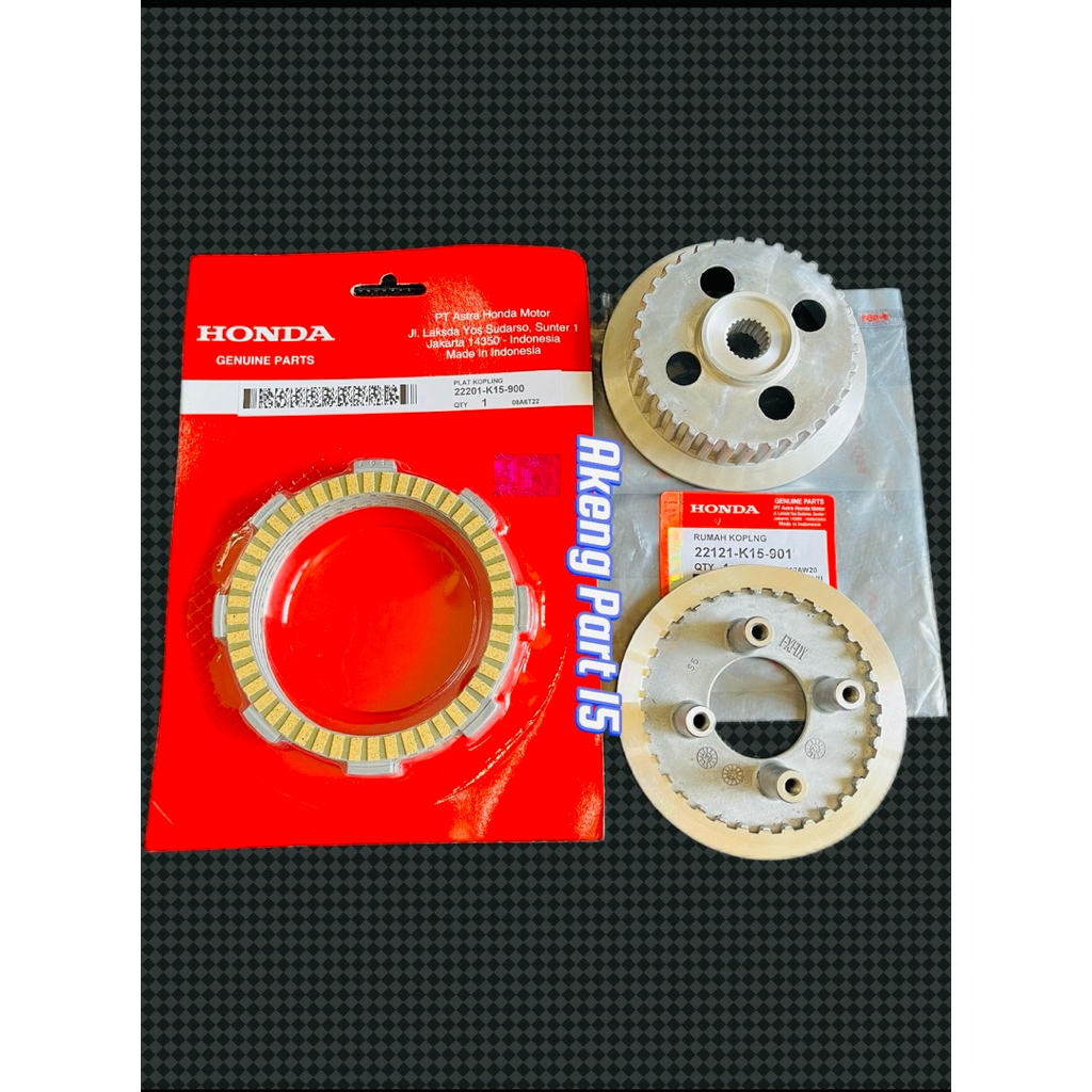 Rumah Kopling Set Kaki4 K15+Kampas Kopling K15 Honda CB150R Streetfire old/CBR150R K45 old/CBR150R C