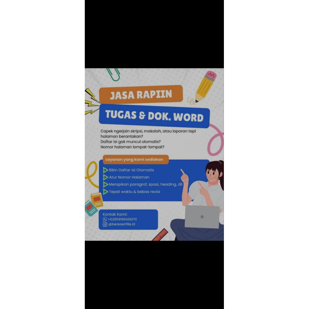 

Jasa Merapikan File Dokumen Word