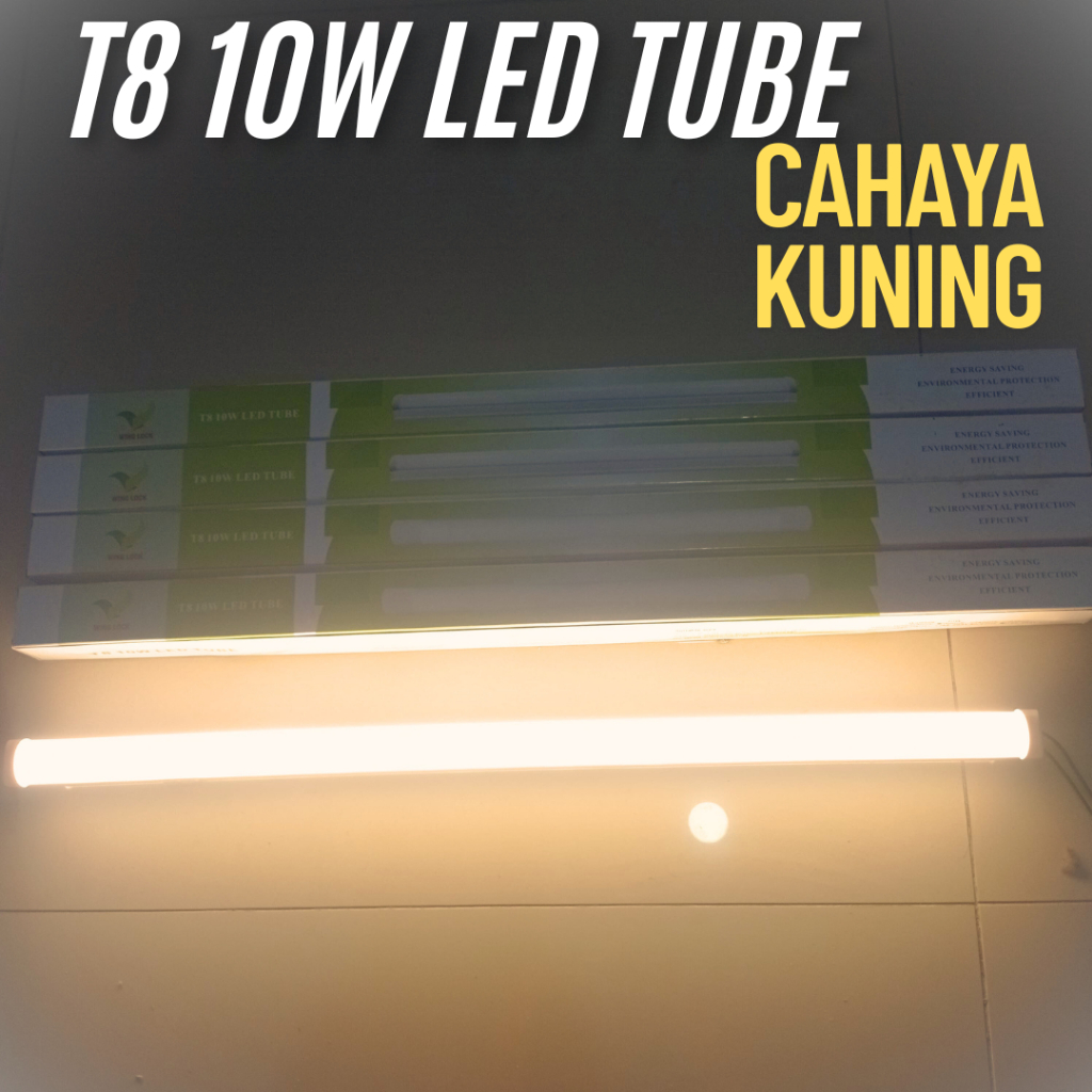 LAMPU TL LED T8 9WATT 60CM LAMPU NEON LED 9W TUBE KAP LAMPU T8