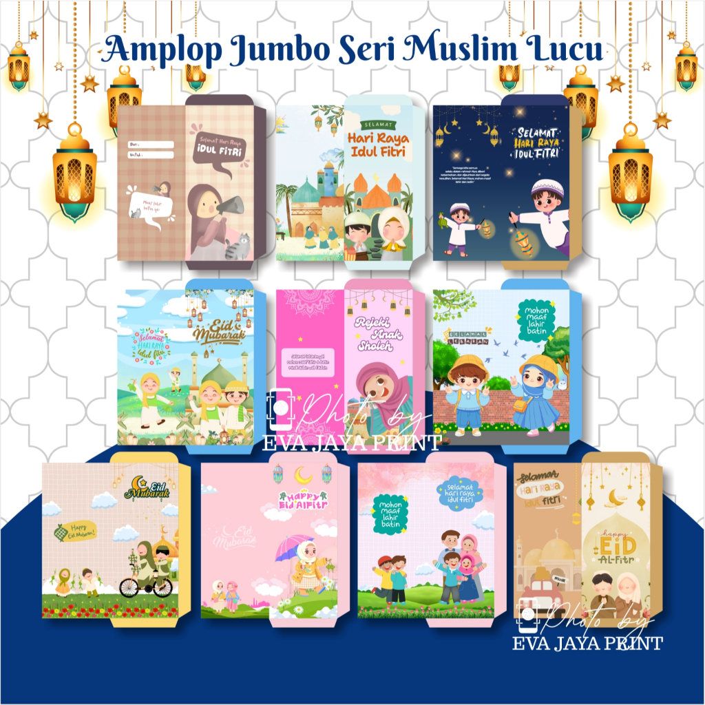 

100 LEMBAR AMPLOP LEBARAN PANJANG GLOSSY