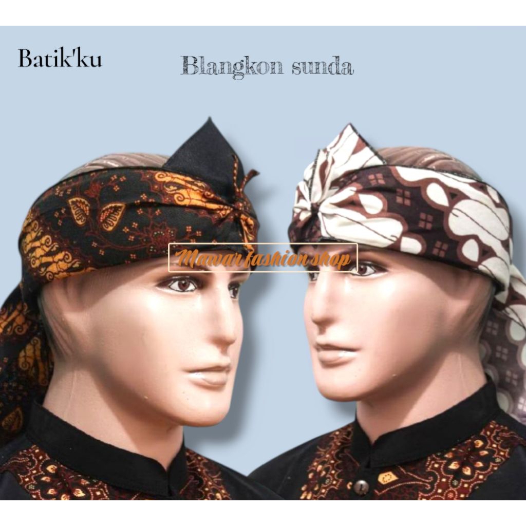 Blangkon dewasa / blangkon sunda/random