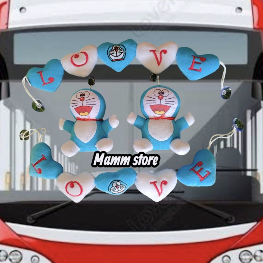 Boneka gantungan kaca mobil lengkap boneka gantungan dasboard mobil