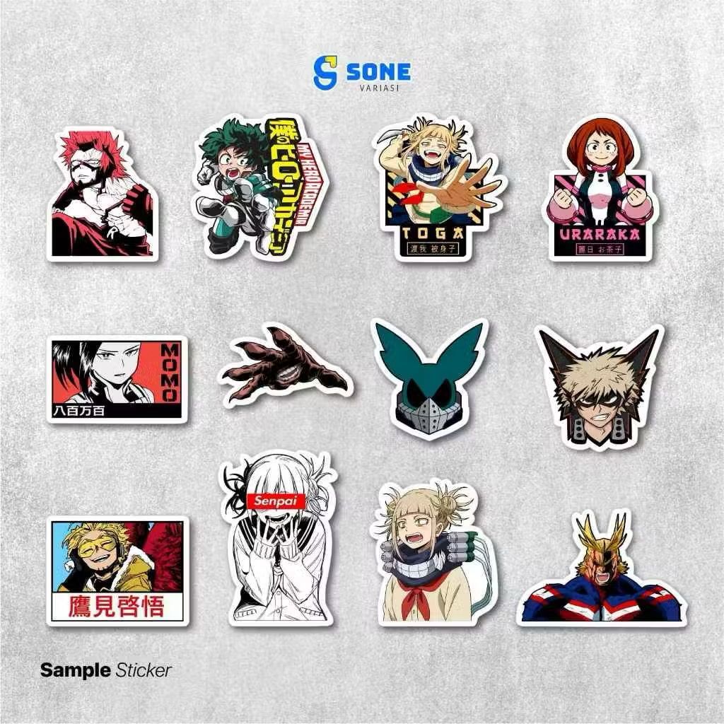

Sticker Pack Sticker Aesthetic Anti Air untuk Personalisasi Laptop, HP, Koper dan Helm (50)