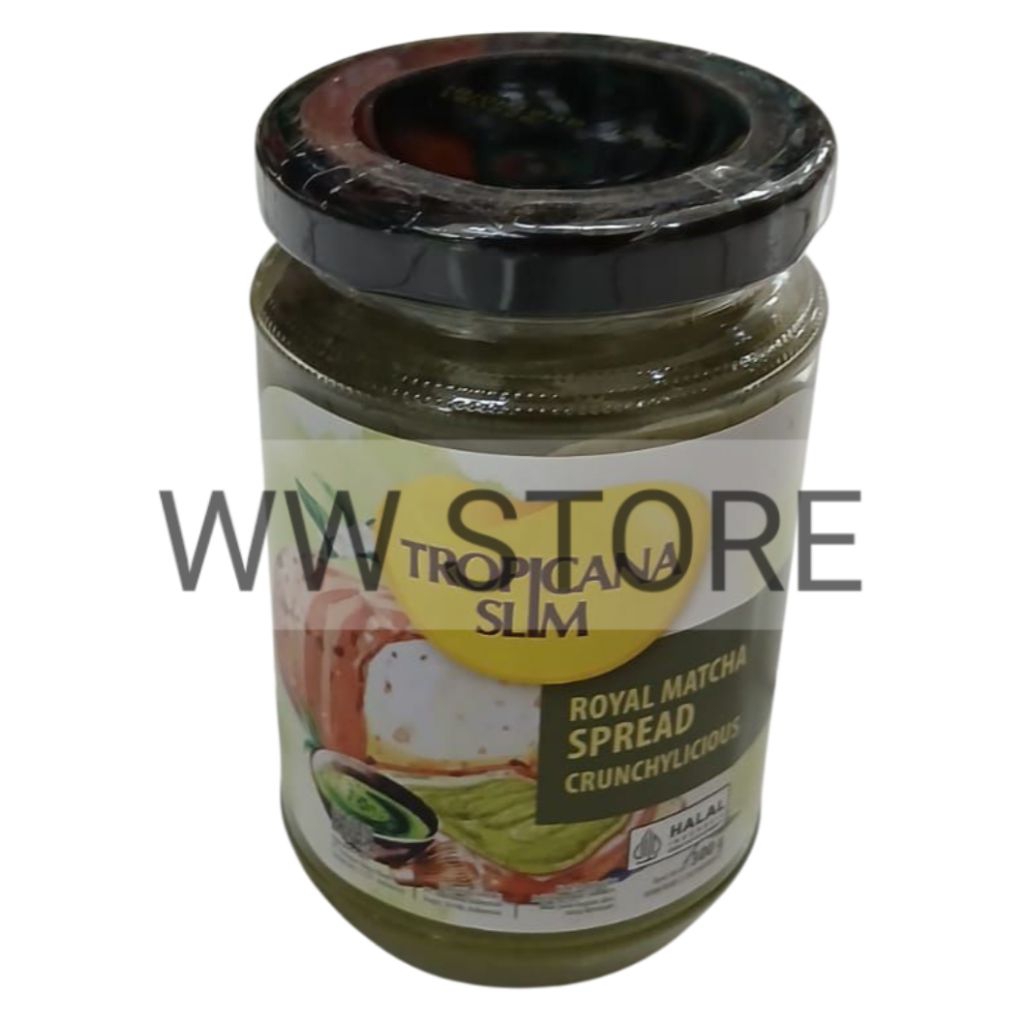 

Olesan selai roti rasa teh hijau macha halal MUI TROPICANA SLIM ROYAL MATCHA SPREAD 300g