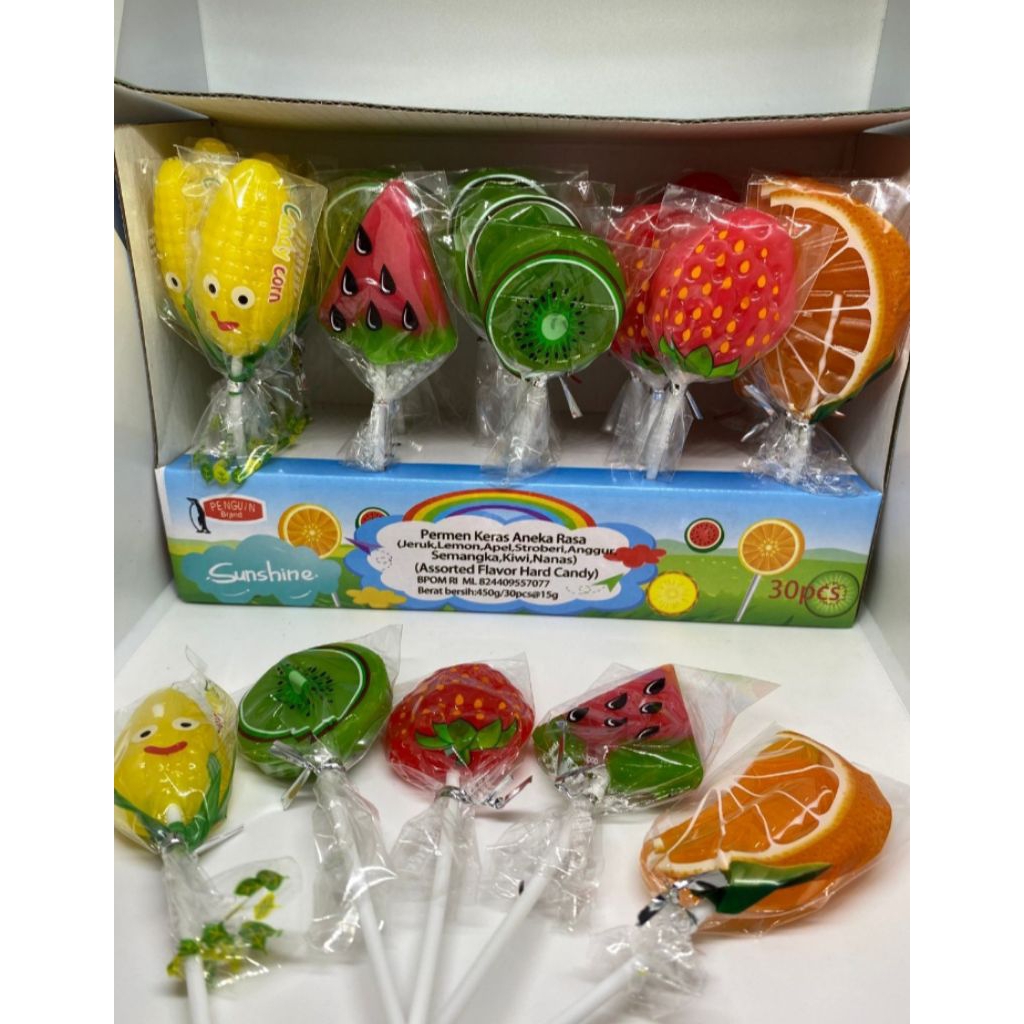 

loli pop buah mix isi 30pcs