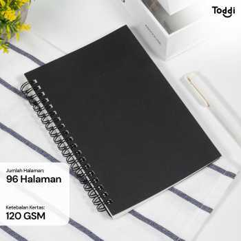 

Buku Jurnal Softcover Notebook Diary 120GSM 96 Halaman Blank - BQ-N14