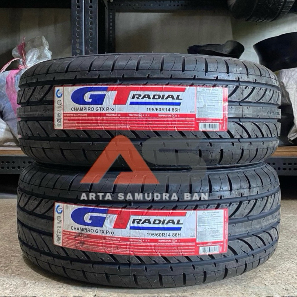 Ban GT Radial Gajah Tunggal Champiro GTX Pro 195 / 60 R 14 R14