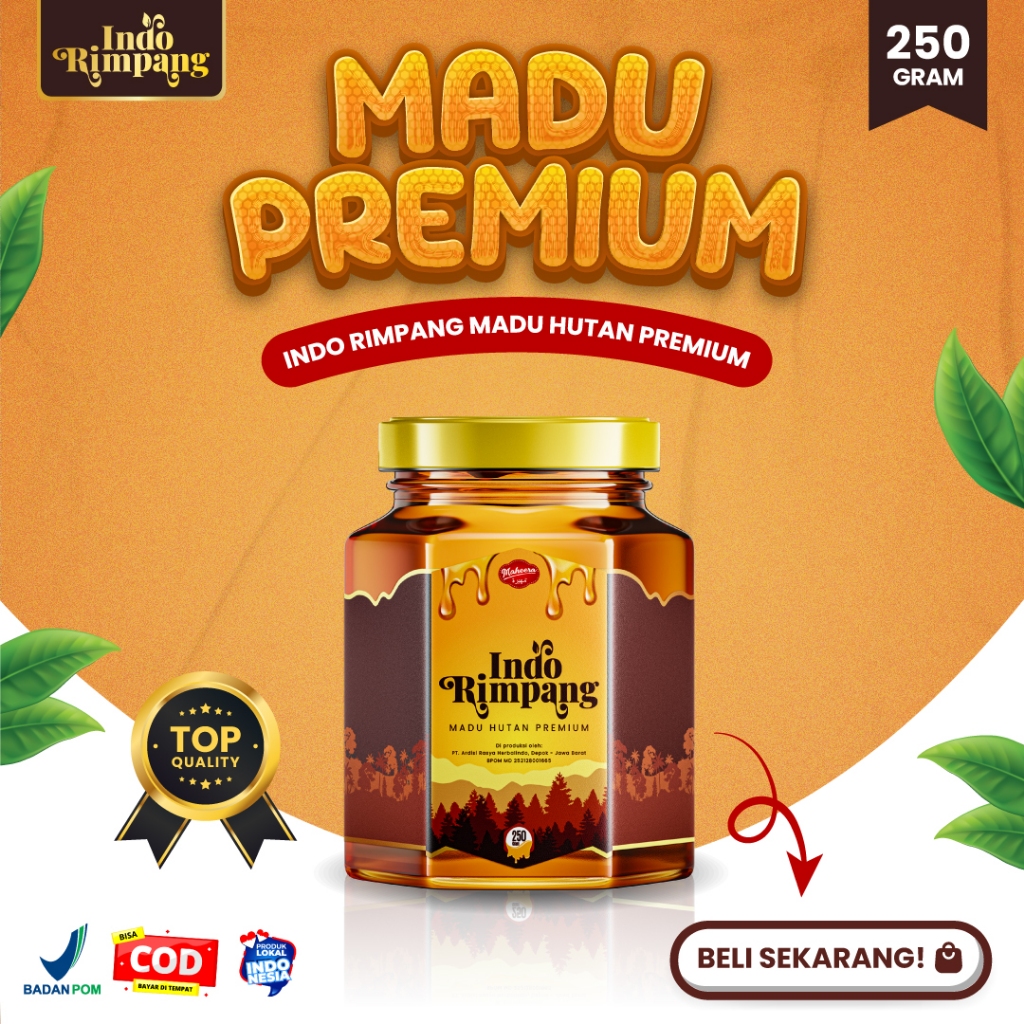 

Madu Hutan Premium Indo Rimpang - Alami, Asli dari Hutan Liar, Kaya Nutrisi & Enzim