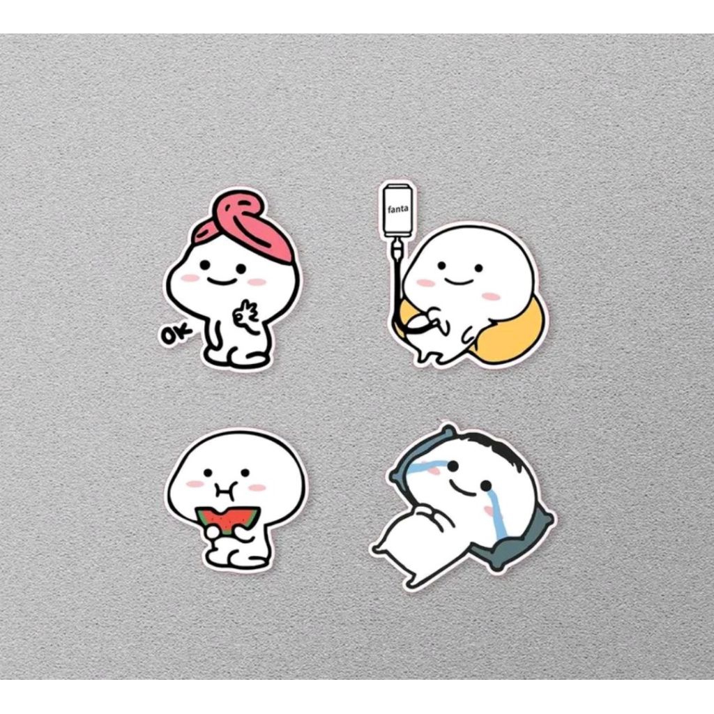 

stiker lucu labubu