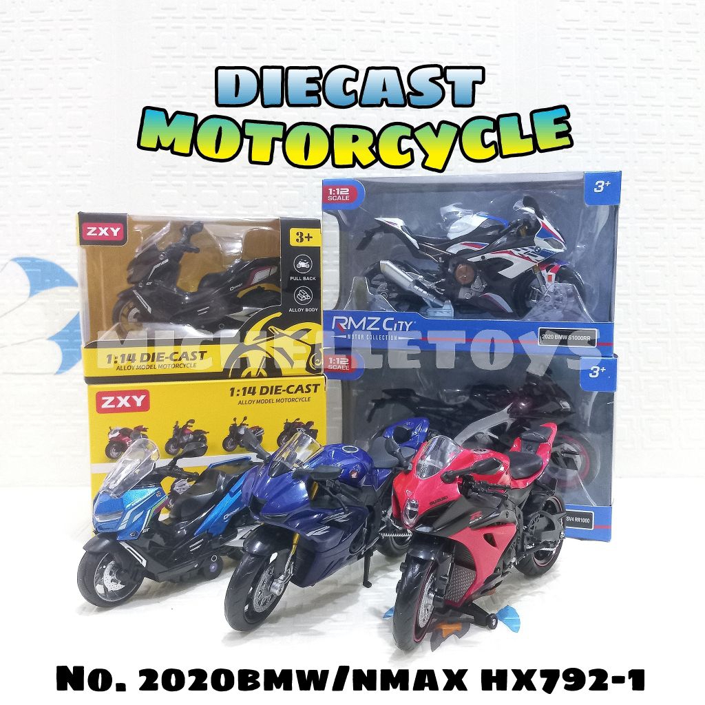 DIECAST RMZ CITY MOTOR 1:12 SCALE MOTOR COLLECTION BMW S1000RR