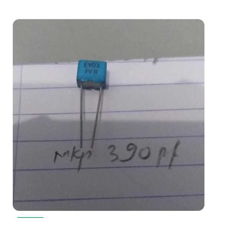 RH8548 kapasitor capacitor mkp/mkm kotak 390pf 390 pf 391 391pf bagus taiwan by PCM LTC GLODOK