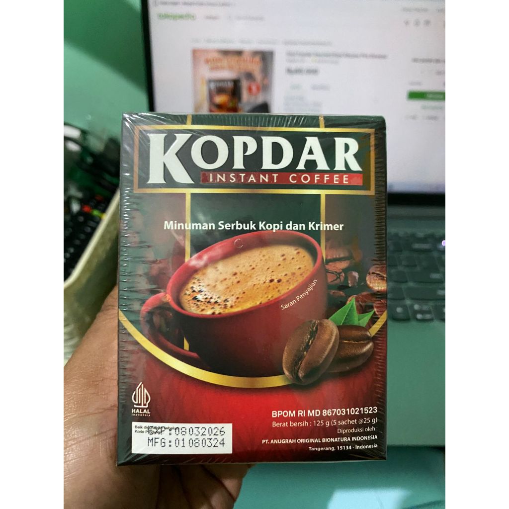 

Kopi MITOHA Instant Coffee Kopdar 1 Box Isi 5 Sachet kopi kopdar