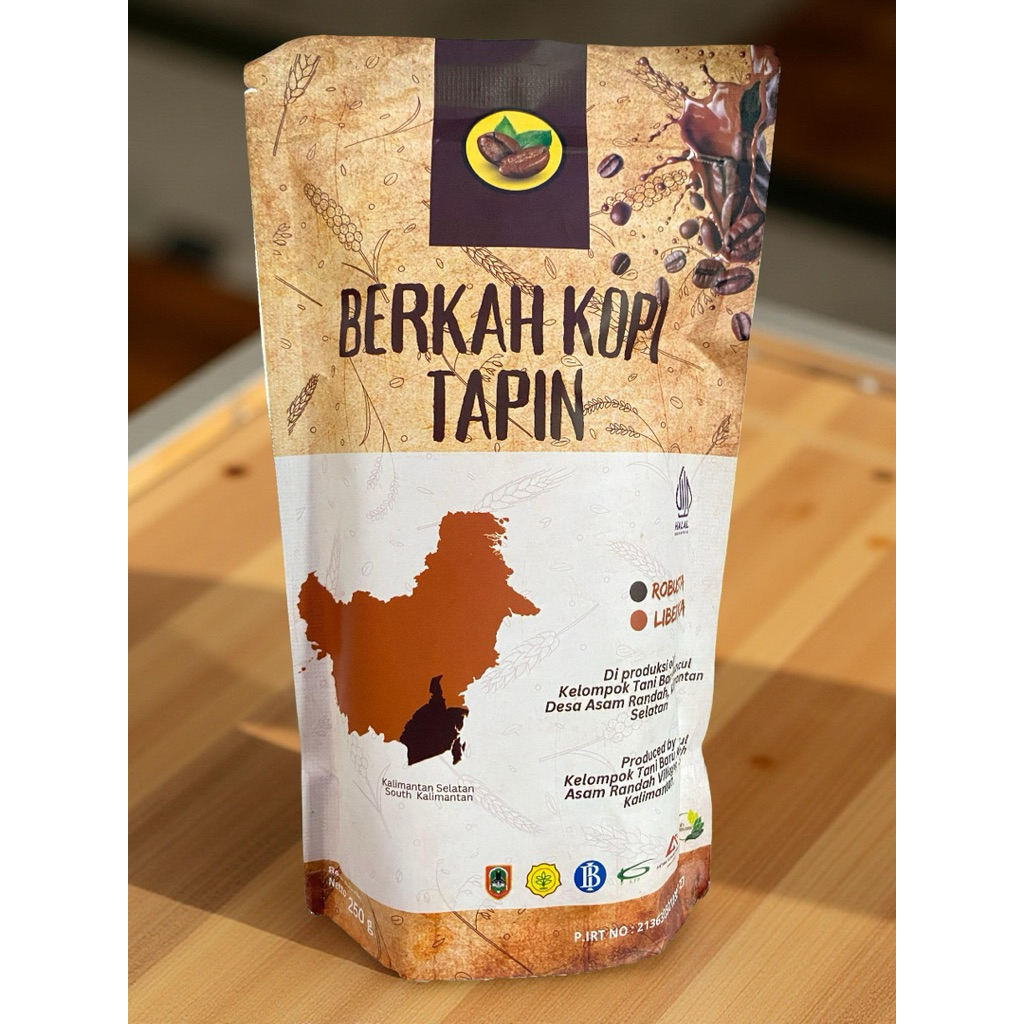 

(Bubuk Kopi Liberika)Berkah Kopi Tapin 250gram