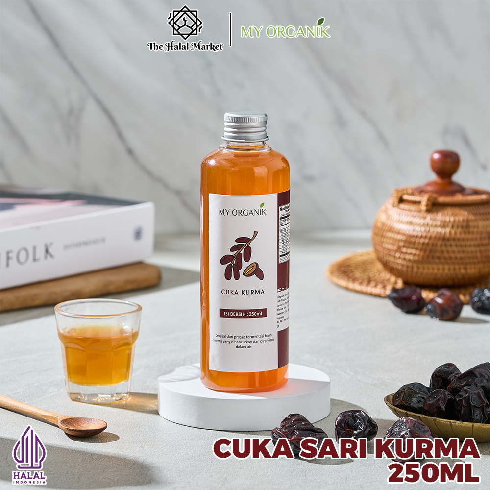 

My Organik Dates Vinegar White the Mother 250ml Cuka Kurma Original Premium Untuk Diet