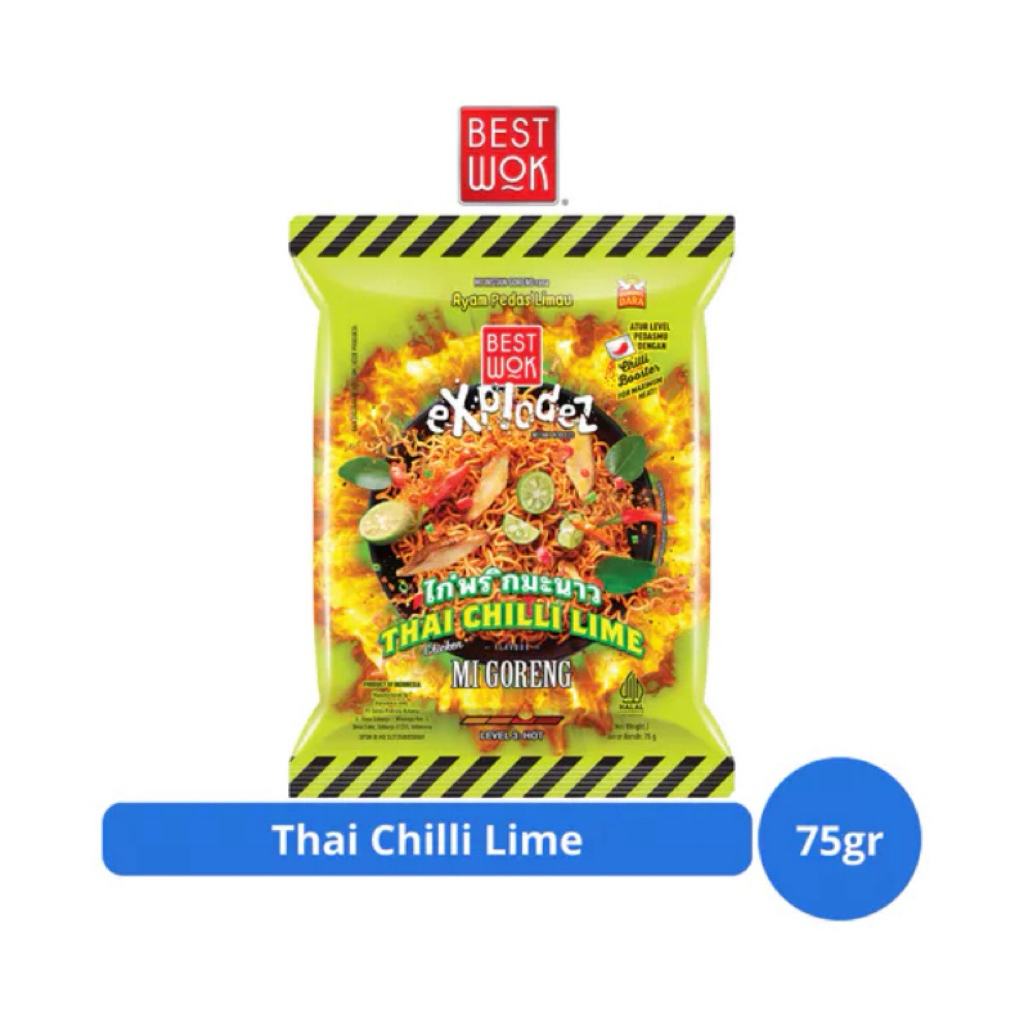 

Best Wok Mi Goreng Thai Chilli Lime 75gr – Sensasi Pedas Segar ala Thailand