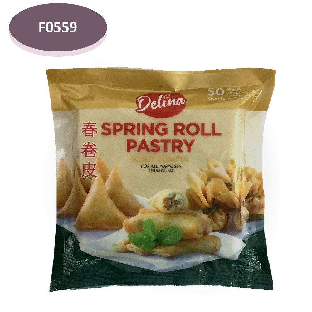 

Delina Kulit Lumpia 250Gr X 50S UK 125X125 - F0559