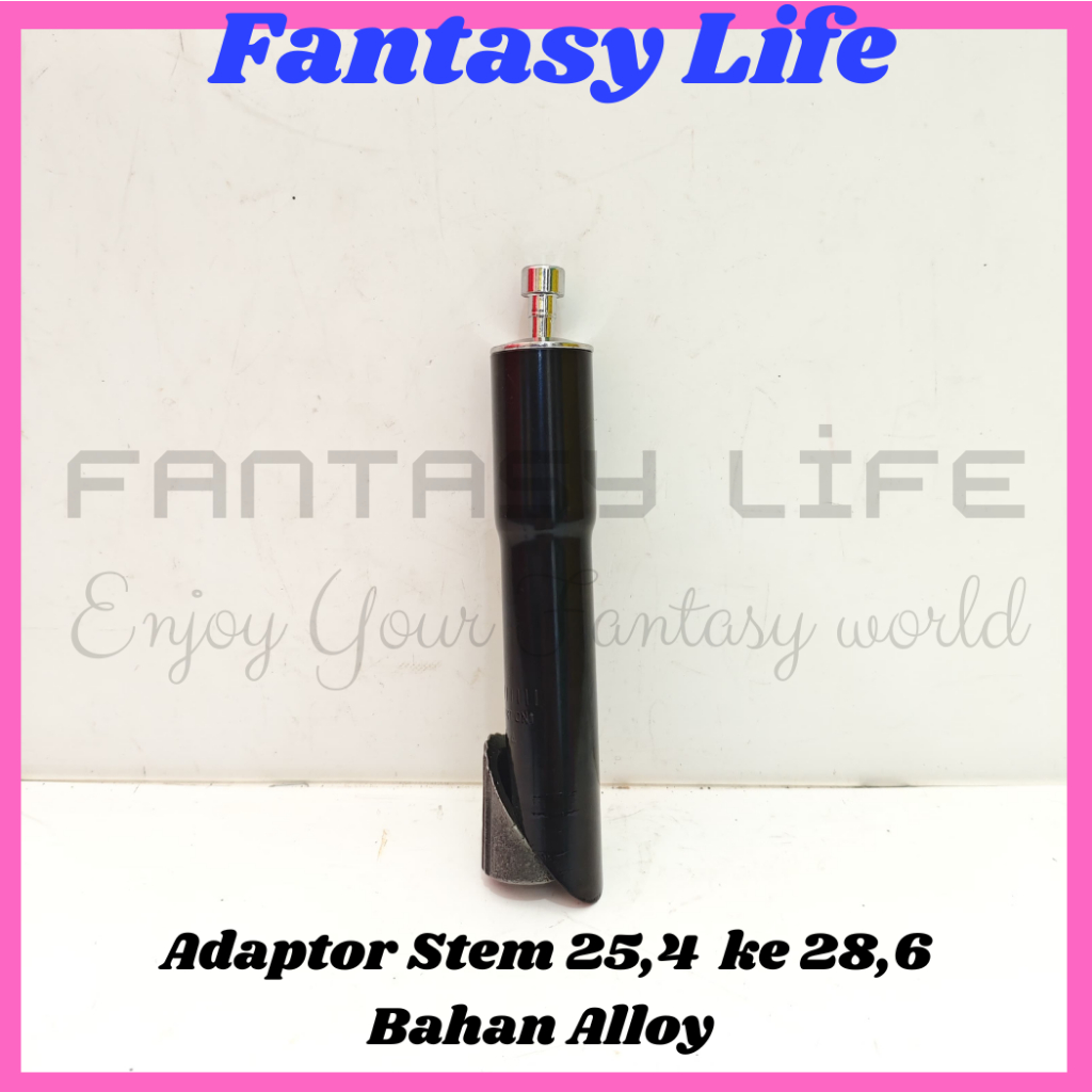 Fantasy Adaptor stem 25.4 panjang 14 cm sambungan tiang stang sepeda federal
