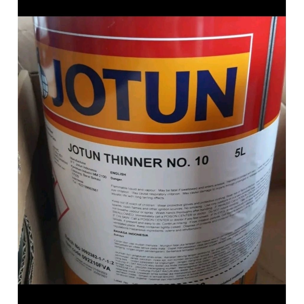 JOTUN THINNER NO.10 no 10 Thinner PU, Thiner Polyurethane Hardtop