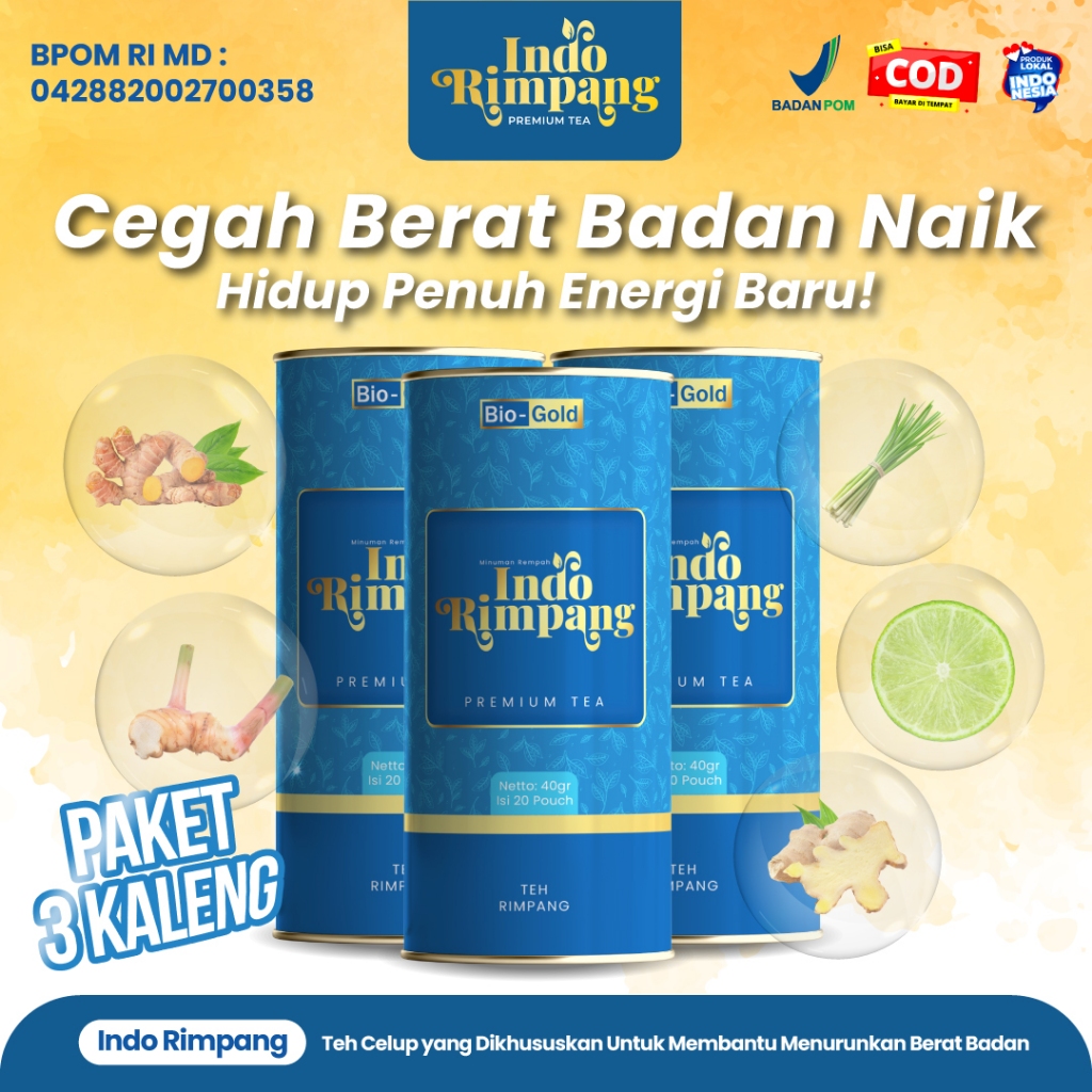 

Bio Gold Teh Indo Rimpang Rahasia Detox Alami untuk Menurunkan Berat Badan dengan Rempah-Rempah