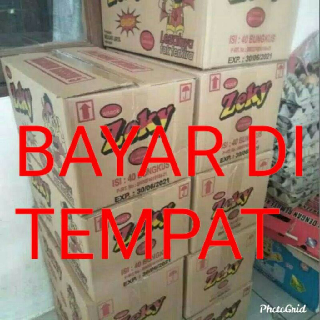 

CIKI ZEKY SNACK ZEKY BERHADIAH 1 DUS ISI 40 BUNGKUS