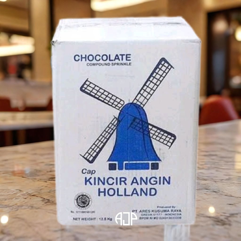 

Meses / Mesis Chocolate Compound Cap Kincir Angin Holland | 1 Dus