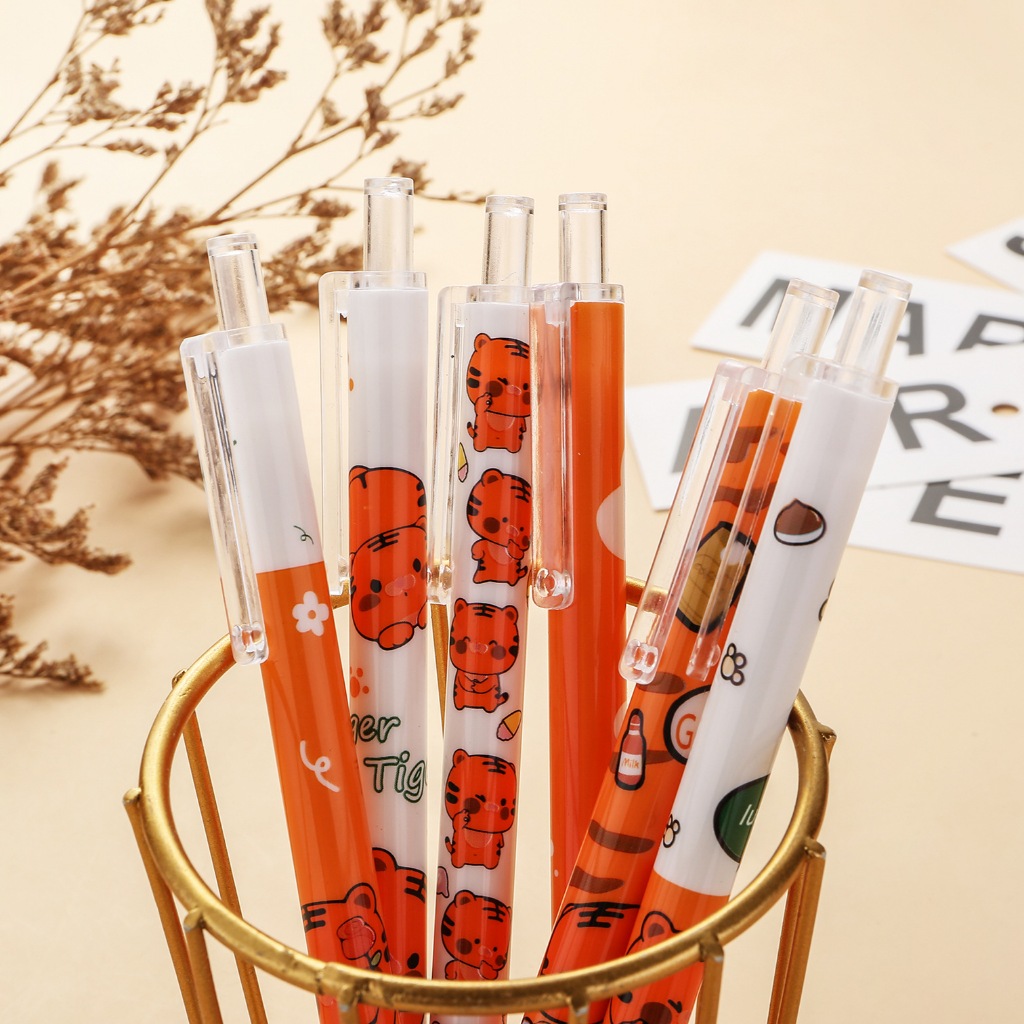 

Gel Pen Set 6 Pcs, Bolpoin Pulpen Set isi 6 Motif Karakter Kartun lucu, Stationery Set