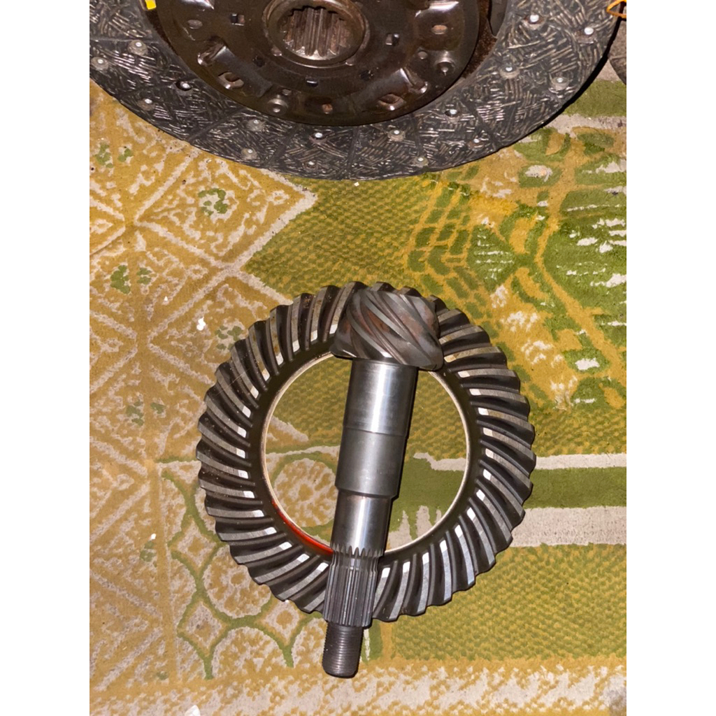GEARSET GARDAN PINION CROWNHELL L300 DIESEL 7/37 ori copotan