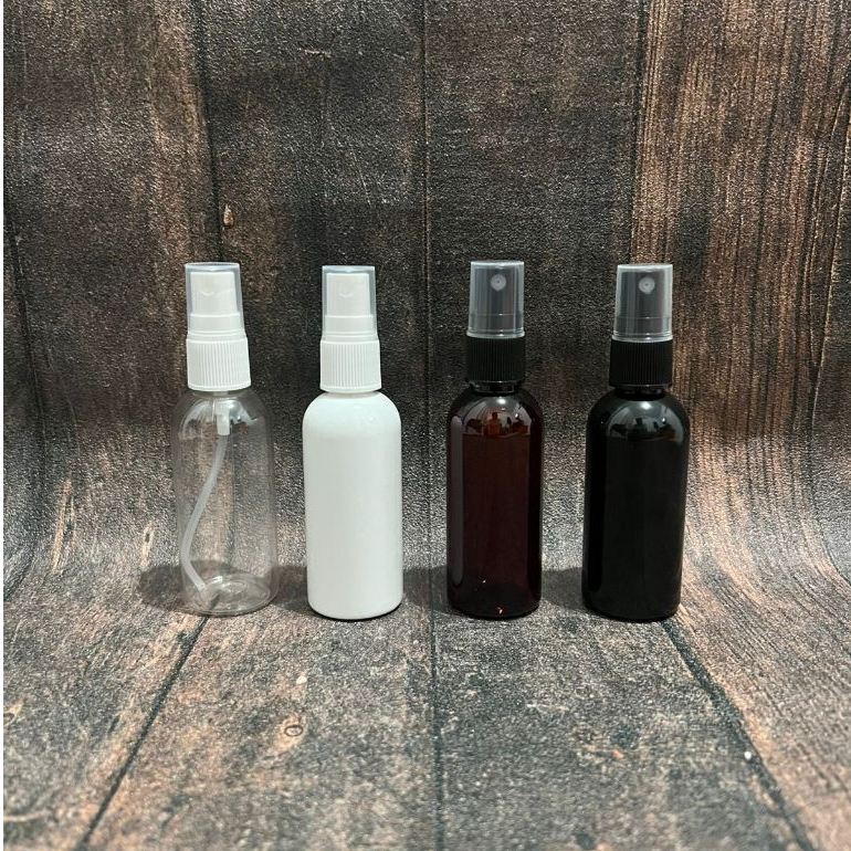 Botol 60ml / 60 ml tutup SPRAY ( GROSIR min 100pc )