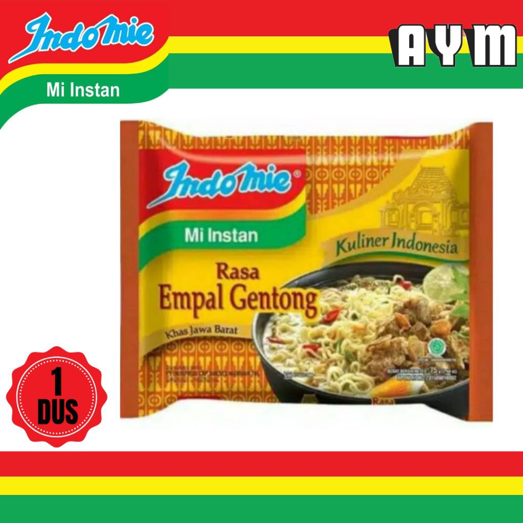 

INDOMIE MIE INSTANT RASA EMPAL GENTONG (1 DUS)