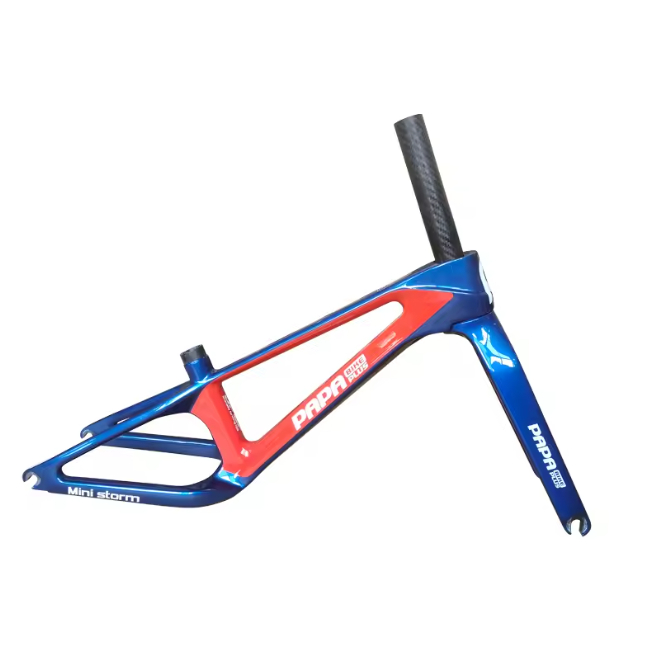 Frame Pushbike Frame PAPA BIKE Mini Storm Carbon 12 Inch Push Balance Bike Frame Set - Spiderman. 37