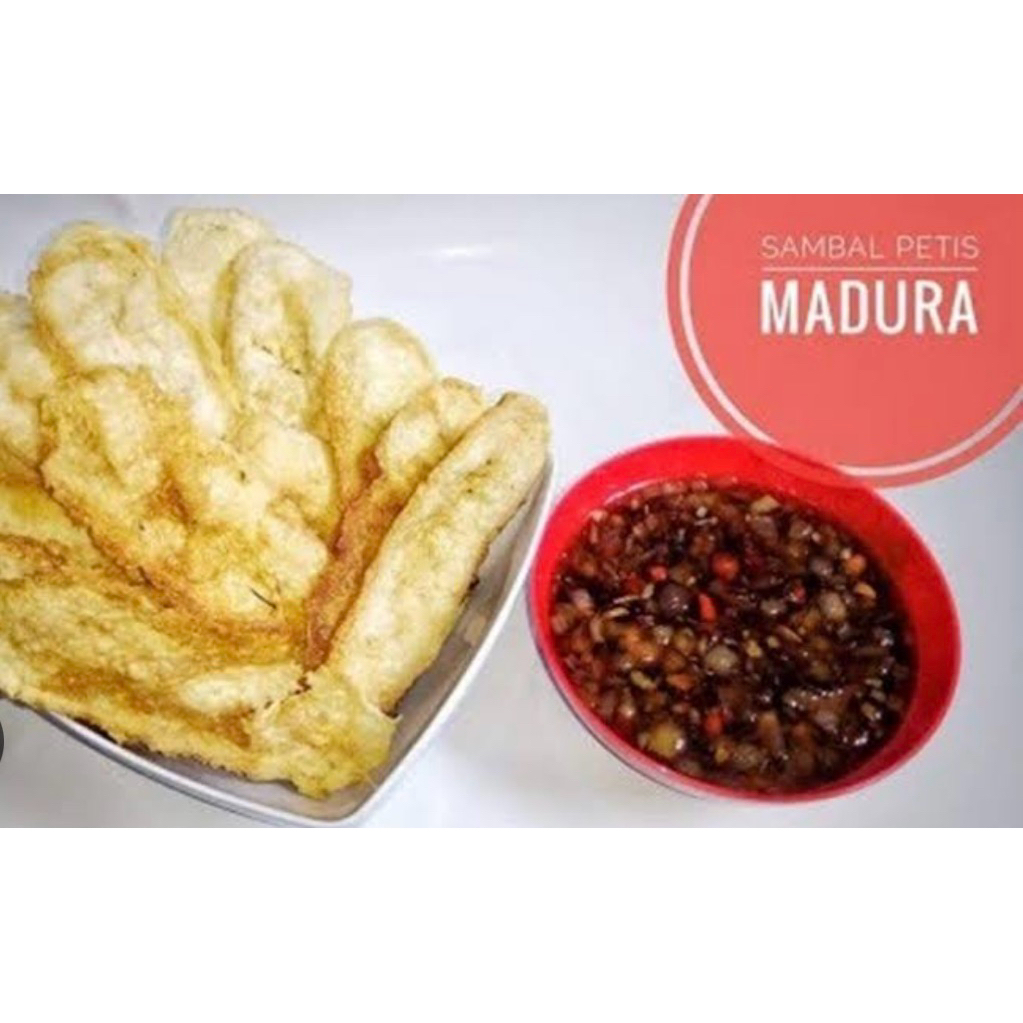 

kripik tette sambal petis murah