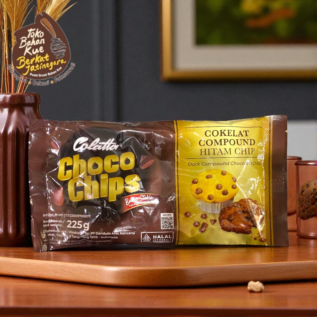 

COLATTA CHOCO CHIP KEMASAN 225 GR / COKLAT CHIP