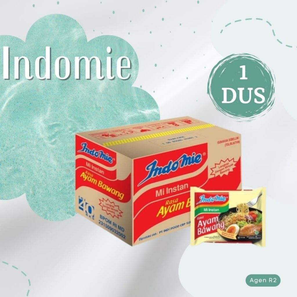 

Indomie Ayam Bawang (1 Dus / isi 40 pcs)
